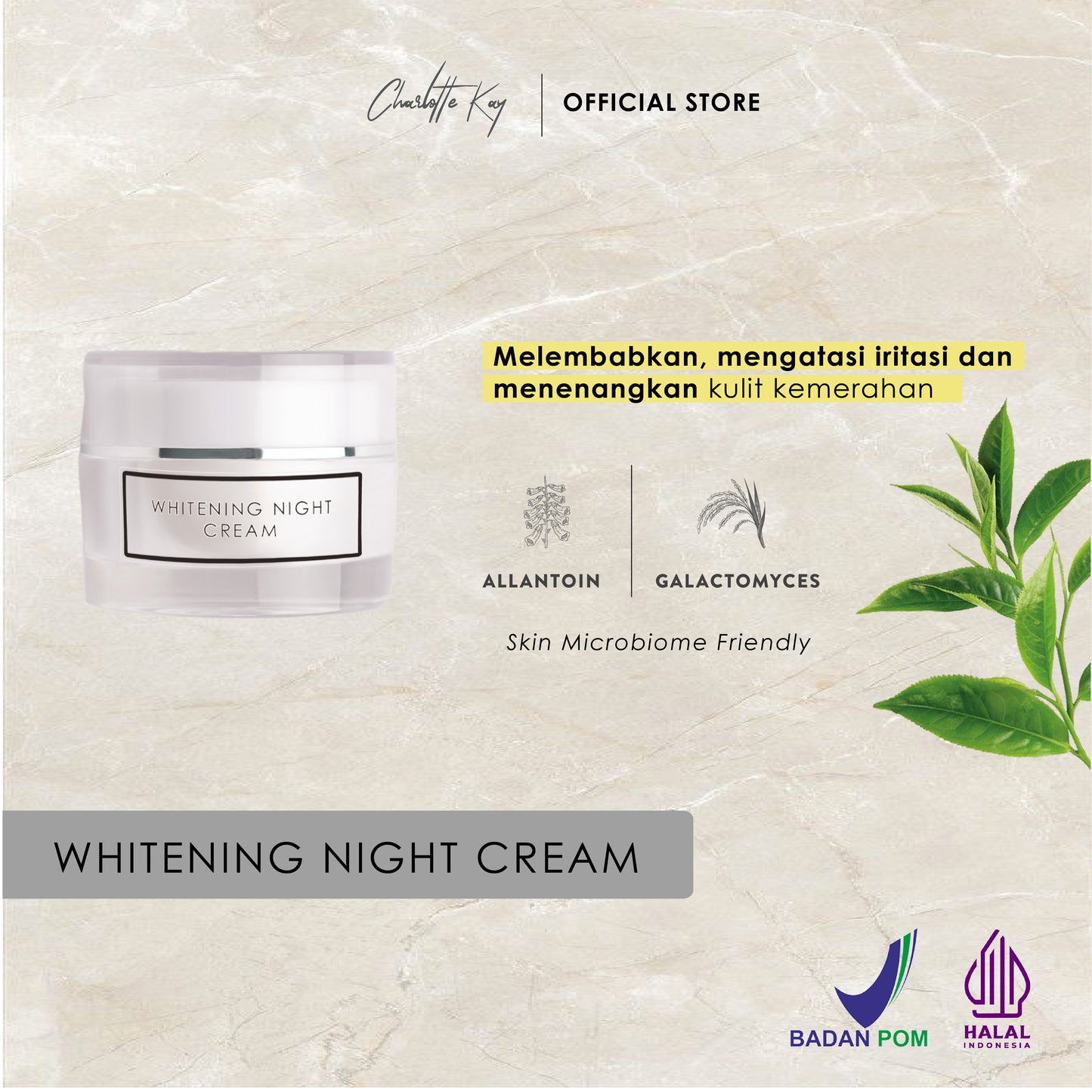 (Calming) Whitening Night Cream