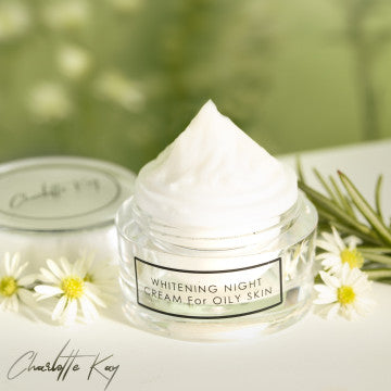 (Acne Treatment) Whitening Night Cream for Oily Skin